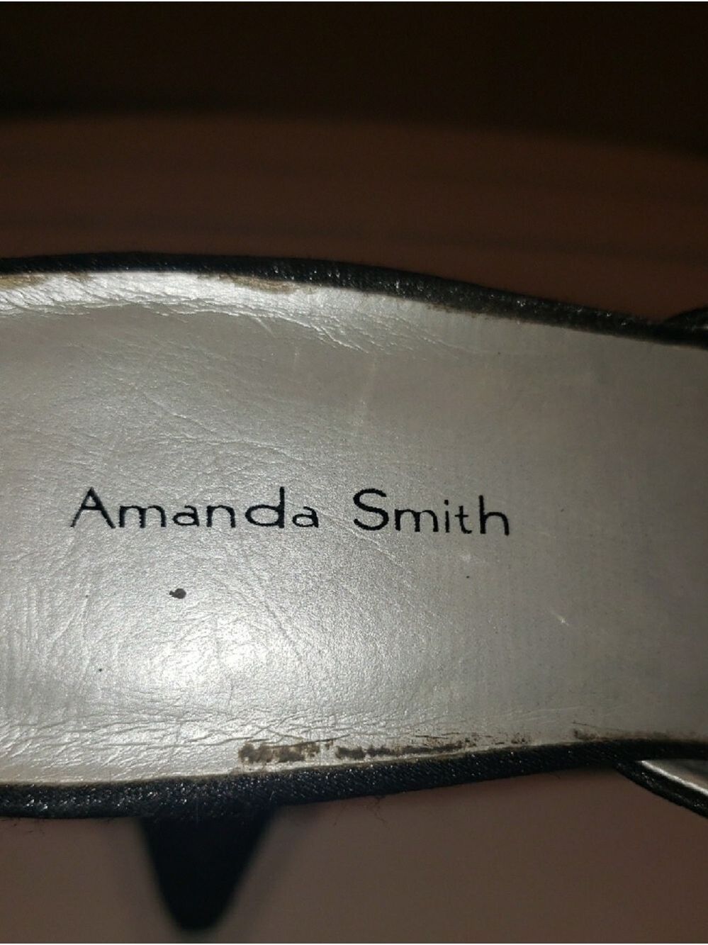 Amanda Smith Black Beaded Pointed Mules - 7 - Picture 2 of 8